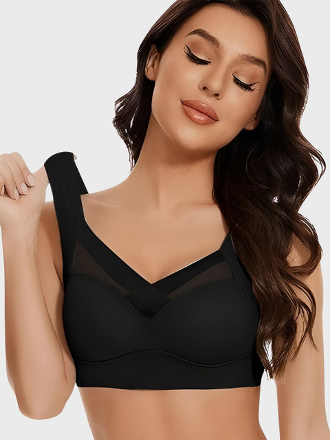 WAVE FASHION Full Coverage Seamless Lightly Padded Sports Bra - Image 4