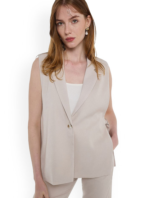 BCBG Women Comfort Fit Single Breasted Blazer