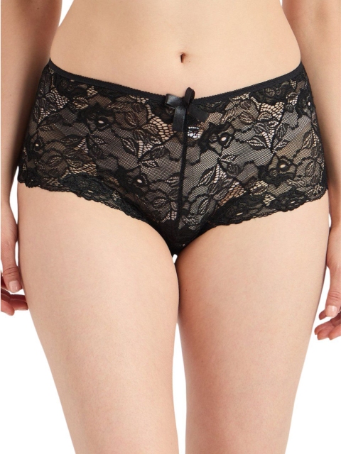 NIMRA FASHION Women Self Design Mid-Rise Boy Shorts Briefs