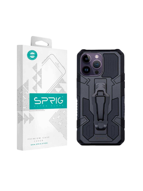 SPRIG iPhone 14 Pro Max Armor Case with Clip Back Cover