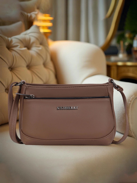 Nicoberry Structured Sling Bag With Tasselled