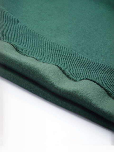 Mast & Harbour Men Solid Cotton Fleece Anti Odour Sweatshirt - Image 4