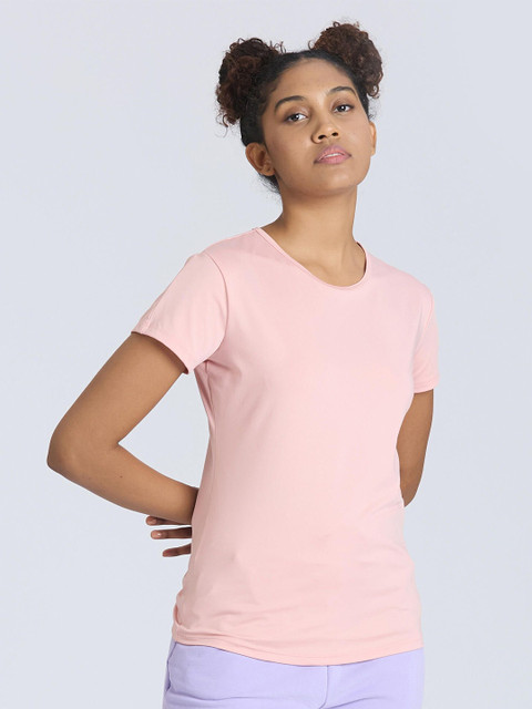 Decathlon DOMYOS - Women Solid Round Neck T-Shirt
