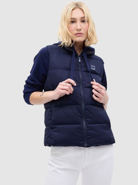 GAP Women Solid Relaxed-Fit Gilet