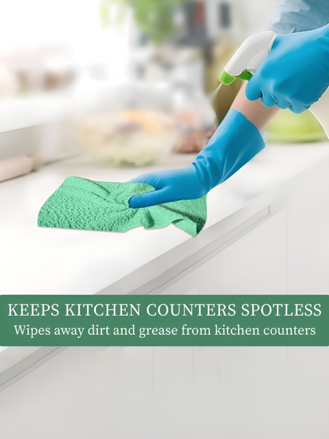 Aura Green 2025 Solid Other Apron With Chef Cap Cleaning Cloth - Image 6