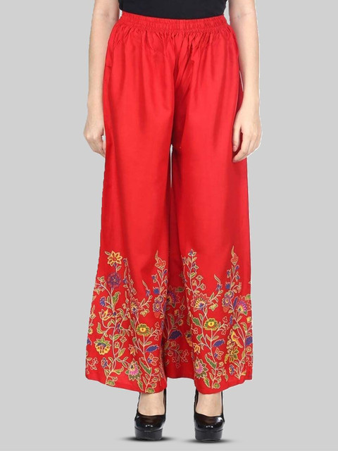 Aura Glam Women Printed Ethnic Palazzos