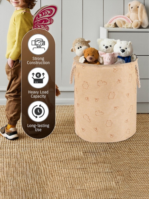 Aura Multipurpose 43 Ltr Foldable Washing Clothes Laundry Basket - Image 3