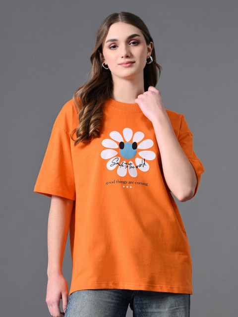 CORSICA Women Floral Printed Bio Finish T-shirt