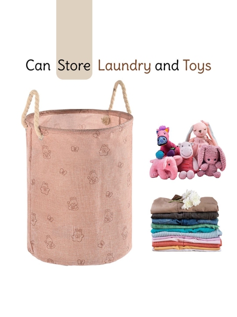 Aura Washing Clothes Storage Laundry Basket with Handles - Image 5