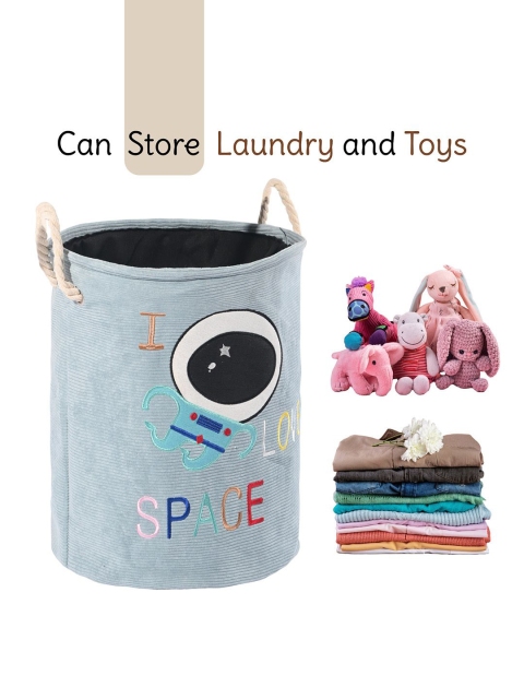 Aura Multipurpose 36 Ltr Foldable Washing Clothes Laundry Basket - Image 5