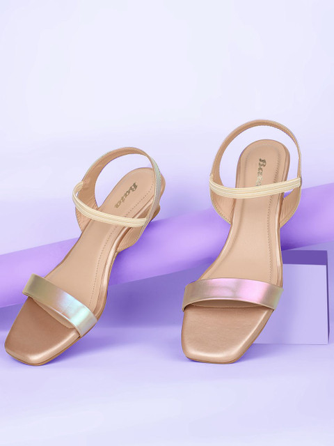 Bata Women Backstrap Open Toe Wedge Sandals