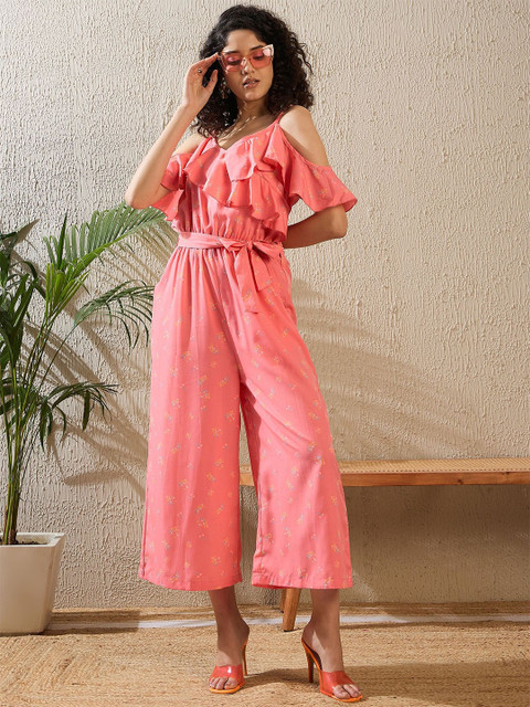 StyleStone Printed Basic Jumpsuit