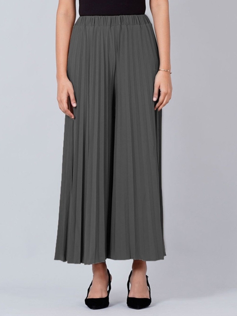kintu parantu Women Knitted Palazzos