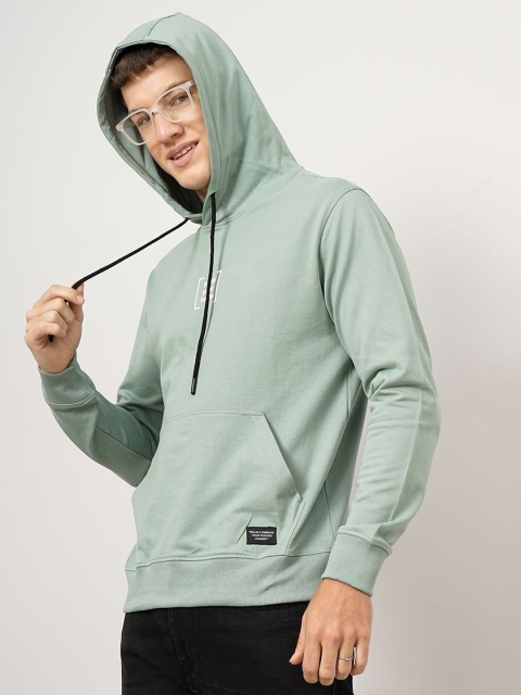 Genoa Men Printed Long Sleeves Pullover Hooded Sweatshirt With Kangaroo Pocket - Image 4