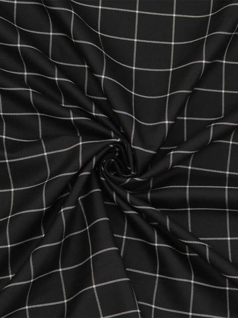 Bigreams Men Checked Cotton Suit Piece Clothing Fabric - Image 3