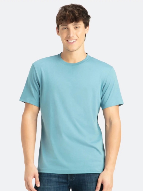 Jockey Super Combed Cotton Rich Round Neck Half Sleeve Tshirt-2714