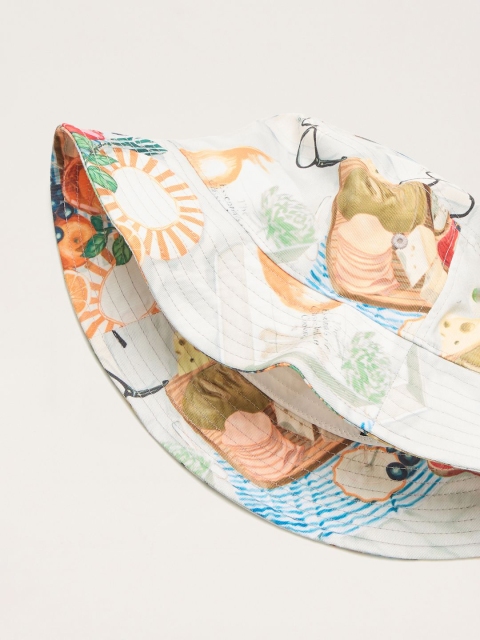 THE BEAR HOUSE Men Self Designed Bucket Hat - Image 3
