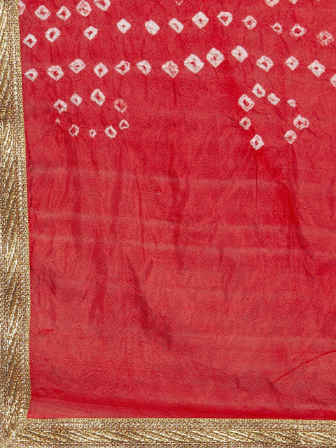 Moda Rapido Bandhani Printed Gotta Patti Dupatta - Image 2