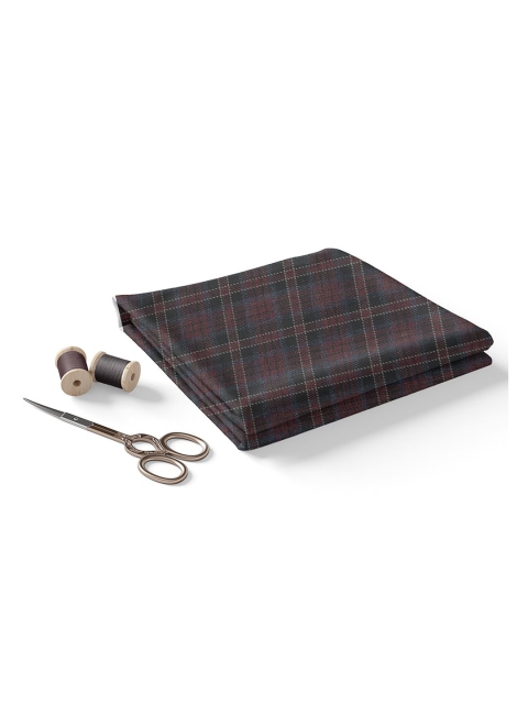Bigreams Men Checked Cotton Suit Piece Clothing Fabric - Image 3