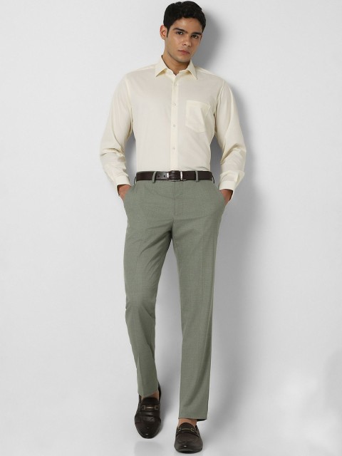 Van Heusen Slim Fit Spread Collar Pure Cotton Formal Shirt - Image 5