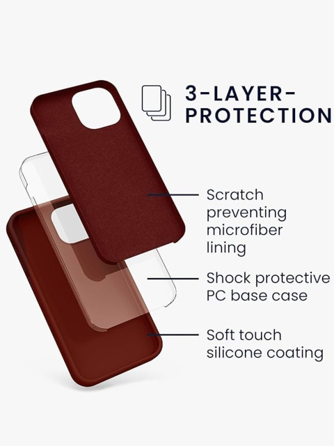 TREEMODA Silicon iPhone 14 Impact Resistant Back Case - Image 3