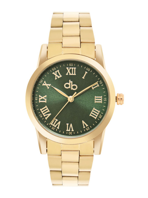 DressBerry Women Brass Embellished Dial & Wrap Around Straps Analogue Watch DB25-6C