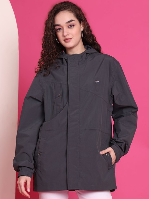 HOUSE OF VEDAS Women Dry Fit Windcheater and Water Resistant Outdoor Sporty Jacket