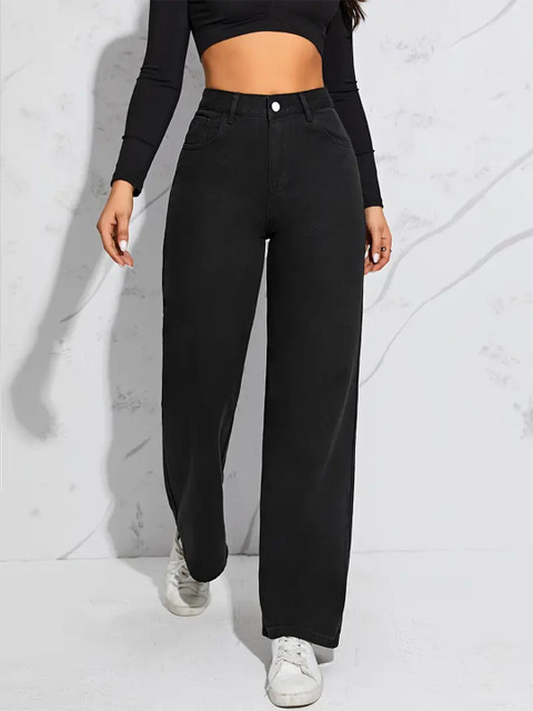 Aadvi Fashion Women Jean Straight Fit High-Rise Stretchable Jeans