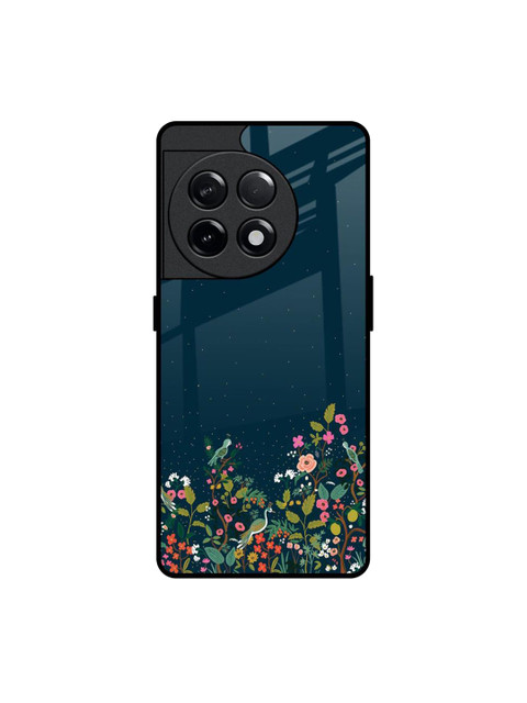 QRIOH Floral Printed OnePlus 11R 5G Back Case Mobile Accessories