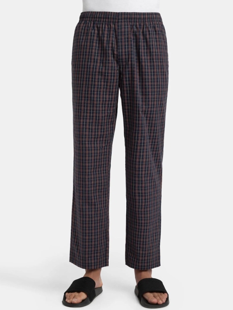 Jockey Super Combed Cotton Woven Fabric Regular Fit Checkered Pyjama-9009