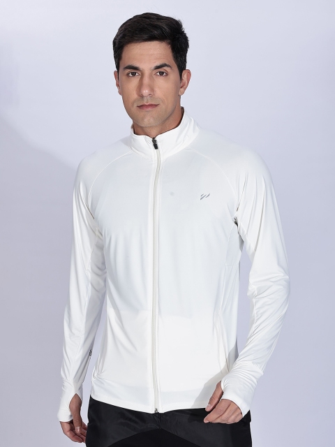 BLUE TYGA Men Colourblocked Polyester Lightweight Sporty Jacket