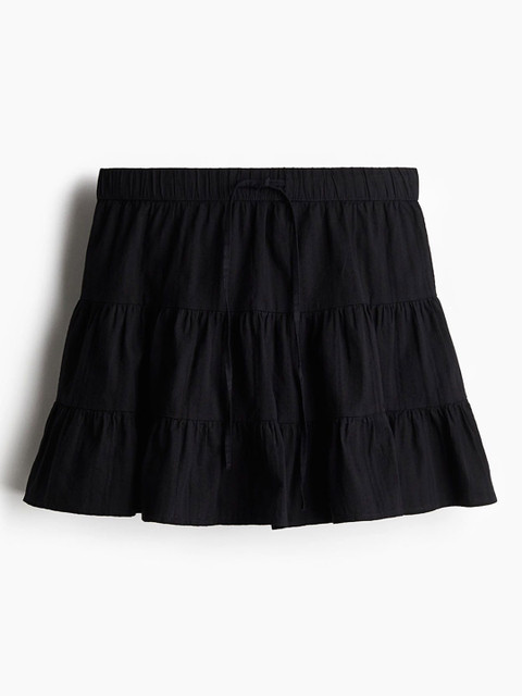 H&M Flared Cotton Skirt