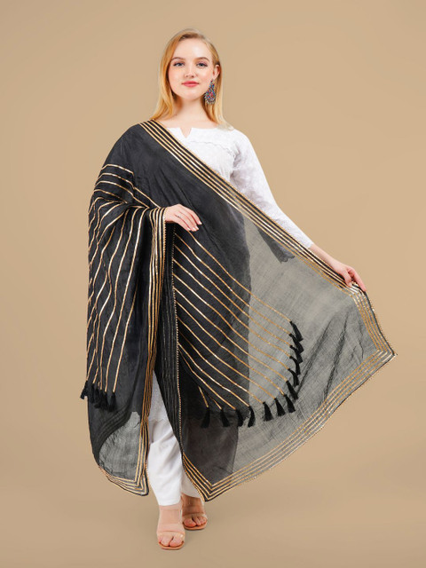 Karthav Fashion Tessel Gotta Patti Work Dupatta