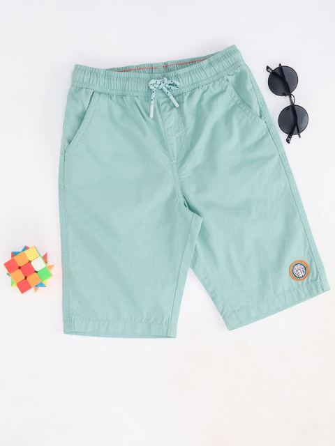 Pantaloons Junior Boys Regular Fit Mid-Rise Pure Cotton Shorts