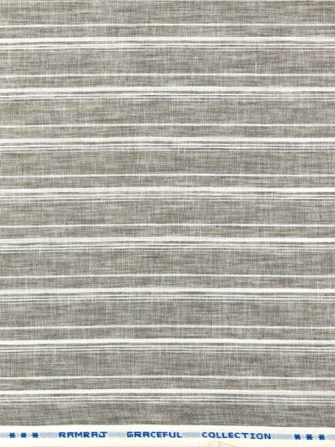 Ramraj Men Striped Cotton Shirt Clothing Fabric