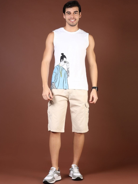 V-Mart Men Regular Fit Mid-Rise Shorts - Image 5