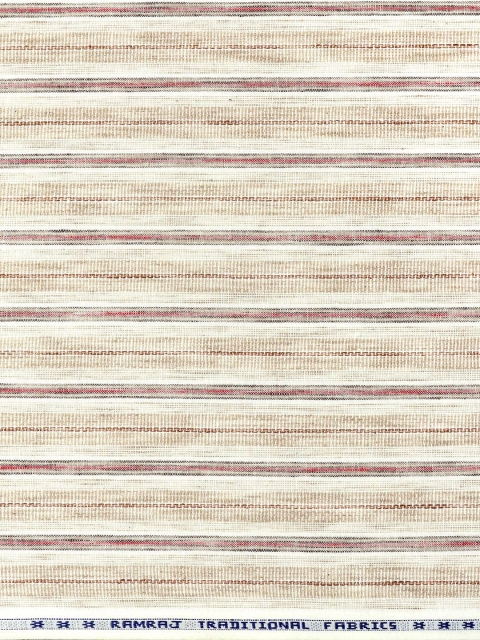 Ramraj Men Striped Cotton Shirt Clothing Fabric