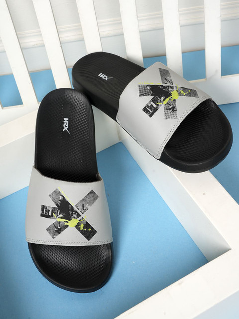 HRX by Hrithik Roshan Unisex Printed Sliders