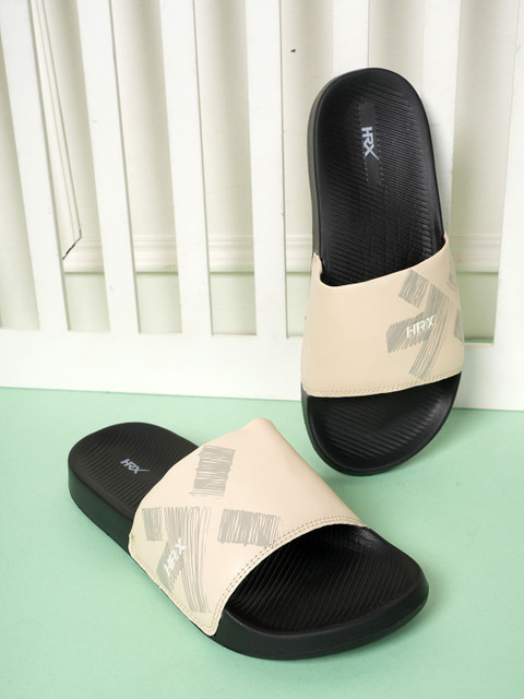 HRX by Hrithik Roshan Unisex Synthetic Printed Sliders