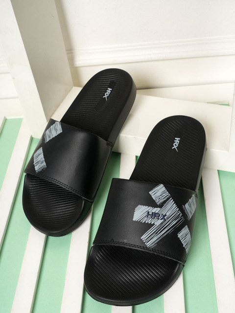HRX by Hrithik Roshan Unisex Printed Sliders