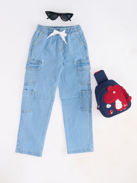 Pantaloons Junior Girls Low Distress Jeans