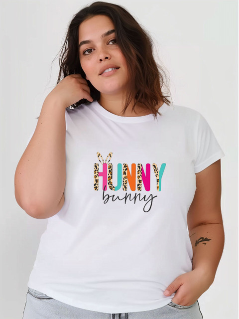 Toodle Plus Women Plus size Printed T-Shirt