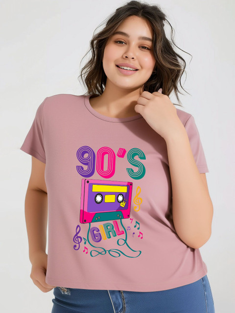 Toodle Plus Women Plus size Printed T-Shirt