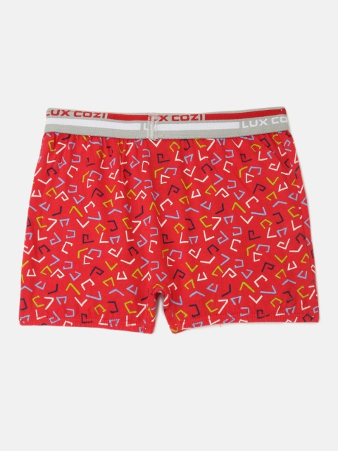 Lux Cozi Boys Pack Of 4 Printed Pure Cotton short Trunk BIGSHT_BOYS_SL_PRINT_OE_AST_4PC - Image 5