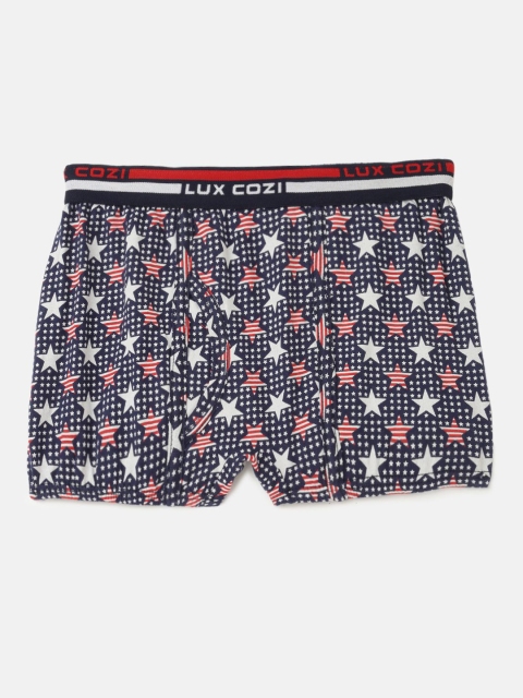Lux Cozi Boys Pack Of 4 Printed Pure Cotton short Trunk BIGSHT_BOYS_SL_PRINT_OE_AST_4PC - Image 3