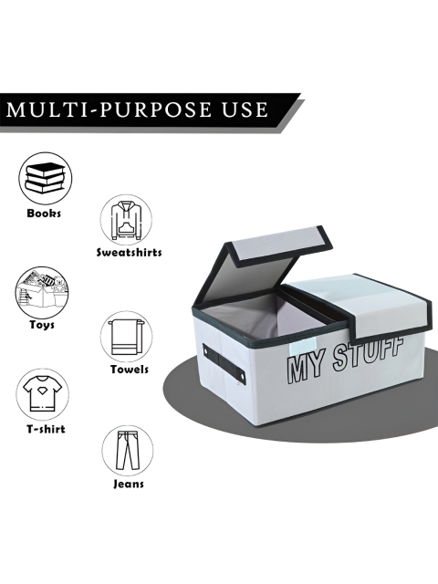 Myntra Elegant Homes Grey 1 Pcs 2-Compartment Clothes Wardrobe Drawer Organiser - Image 6