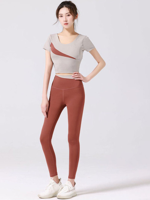 HRX by Hrithik Roshan Round Neck T-Shirt With Leggings Co-Ords