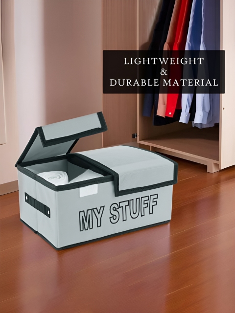 Myntra Elegant Homes Grey 1 Pcs 2-Compartment Clothes Wardrobe Drawer Organiser - Image 5