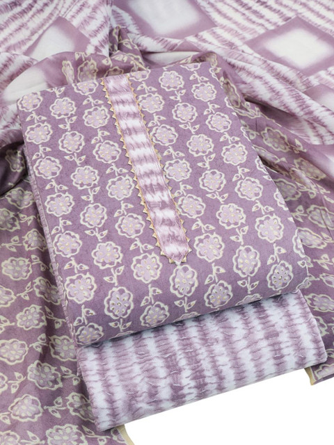 Sun Fashion And Lifestyle Printed Unstitched Dress Material - Image 2