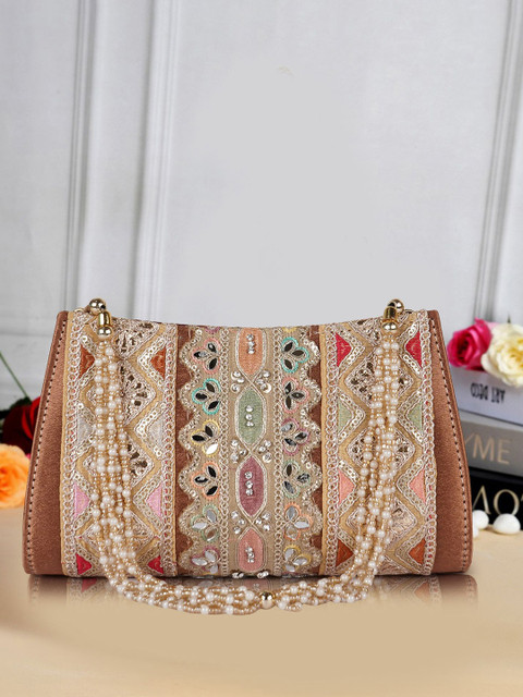 PLANX Embroidered Potli Clutch